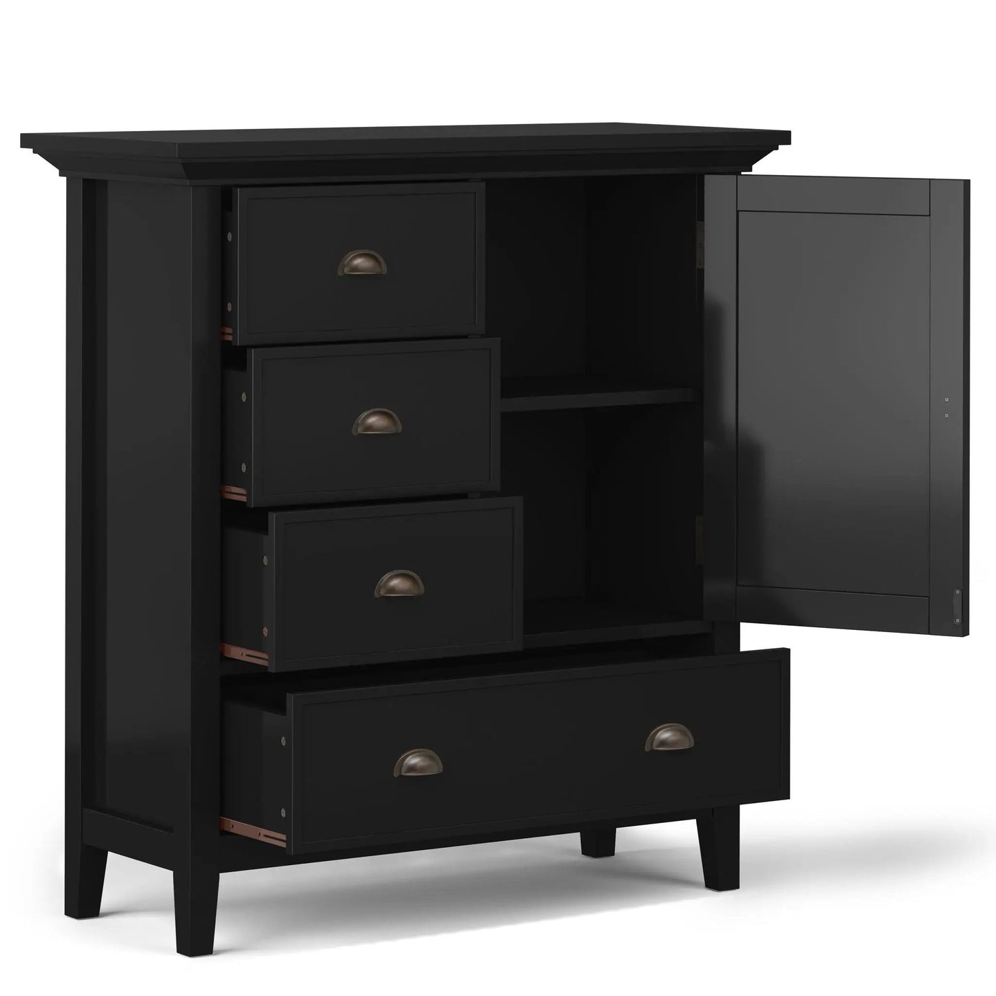 Redmond Handcrafted Solid Wood Storage Cabinet