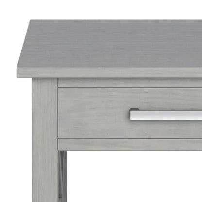 Kitchener Console Table gray washed wood with metal bar pull by Unique Piece Furniture on Tampa Home & Garden Store