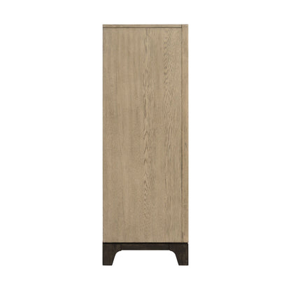 6 Drawer Chest brown wood finish with smooth-glide drawers on Tampa Home & Garden Store
