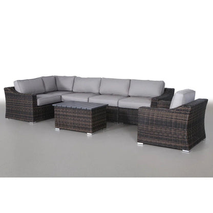 Durable Aluminum Wicker Sofa and Cushions