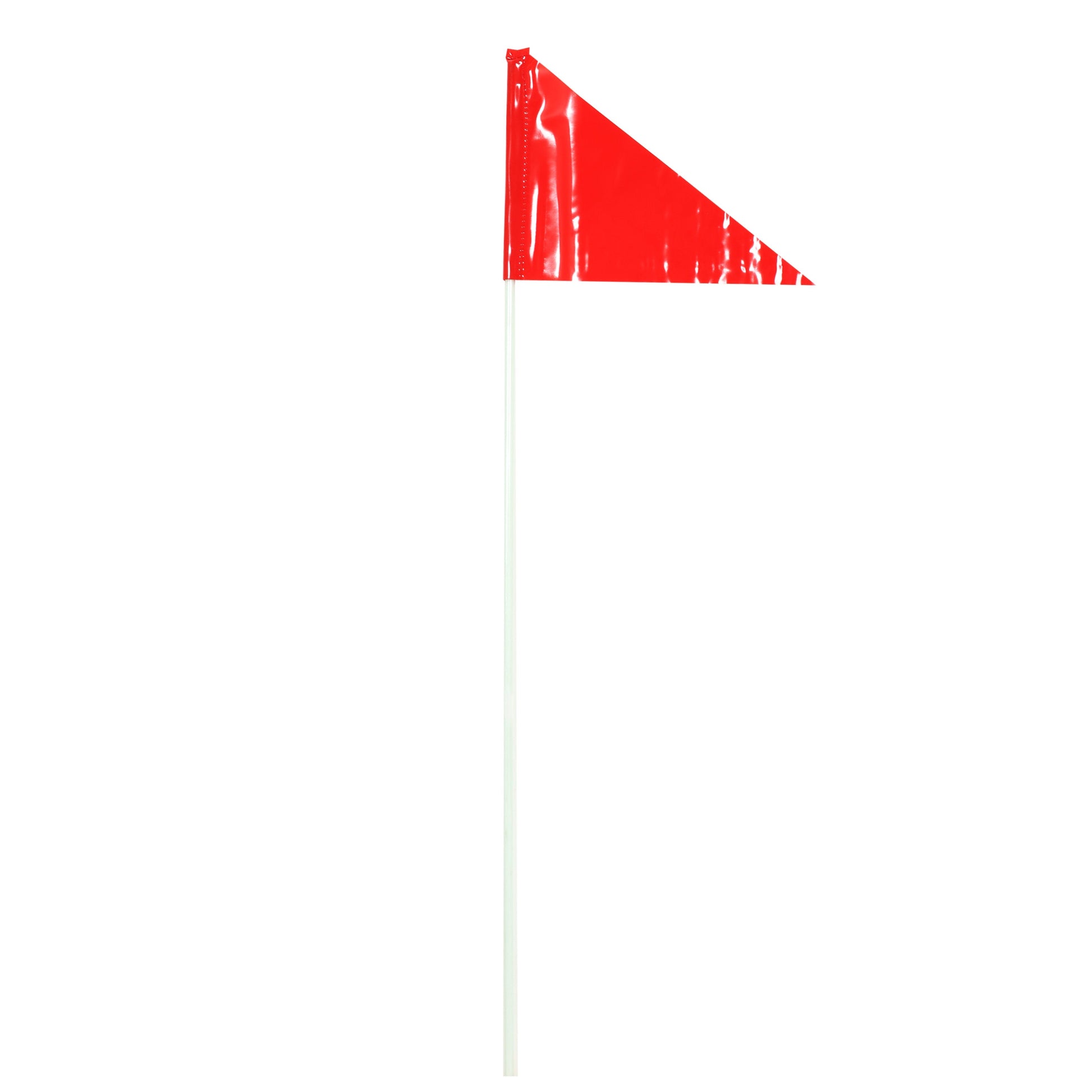 Large Folding Bike Trailer for Dogs red flag on white pole on Tampa Home & Garden Store