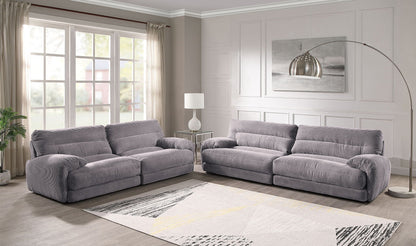 Cadenza Corduroy 2-Piece Living Room Set gray by HouseOfZazla on Tampa Home & Garden Store