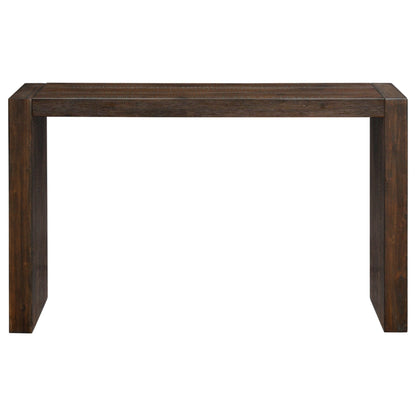 Console table dark brown solid wood, modern design by HouseOfZazla on Tampa Home & Garden Store