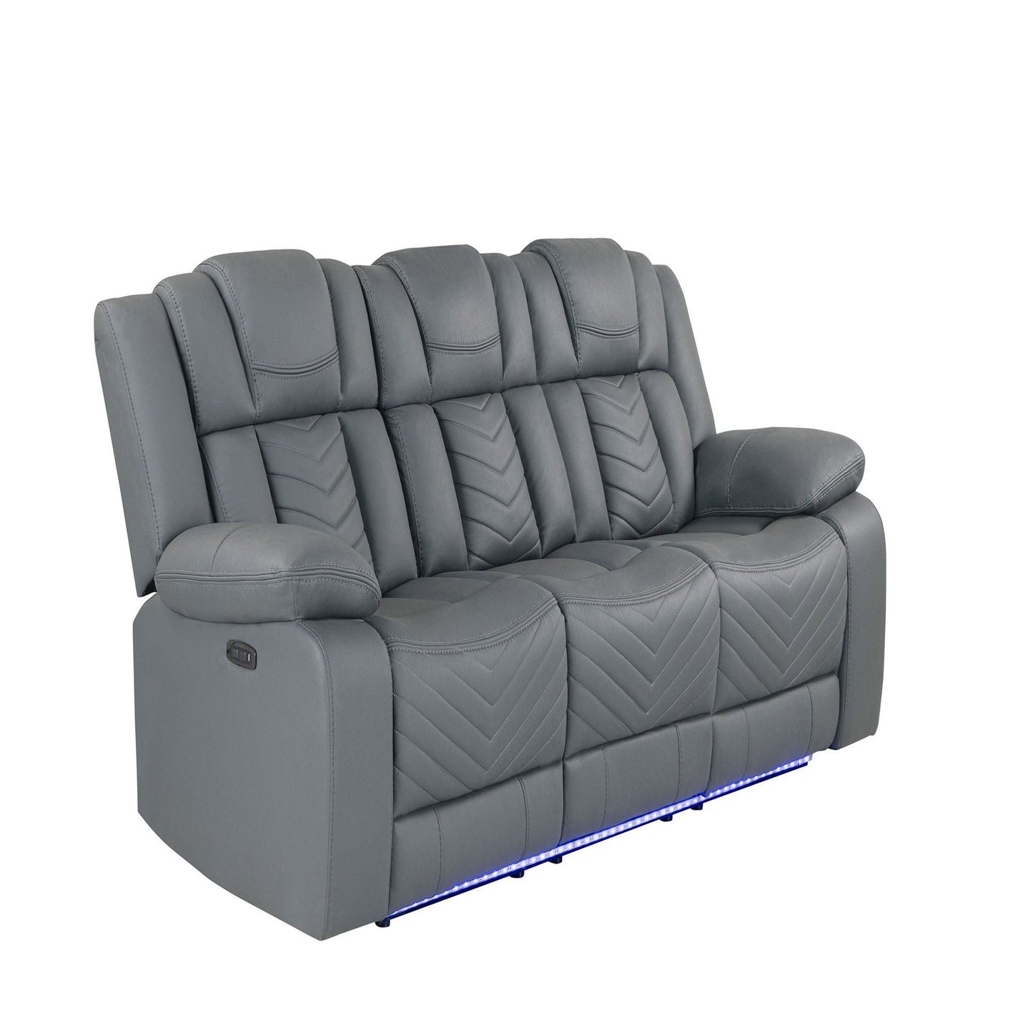Raize Power Reclining Sofa with Integrated Led