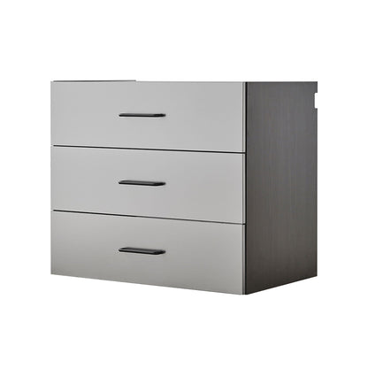 Astro Series drawer cabinet with slim bar handles in metallic gray on Tampa Home & Garden Store