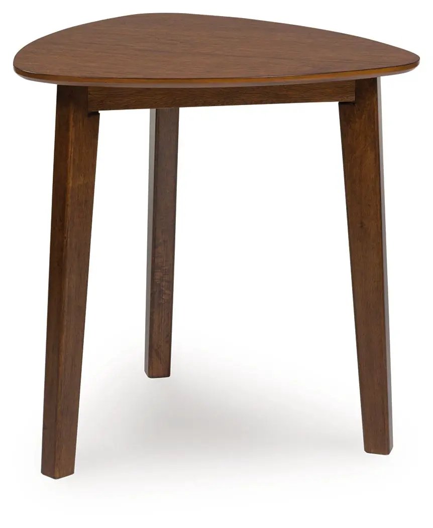 Lyncott Occasional Wood Table Set of 3 Brown