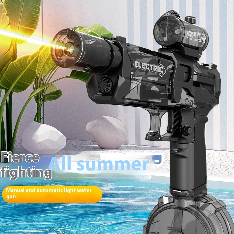 Fire Rat Electric Water Pistol black full-automatic toy gun with light beam Sell My Stuff on Tampa Home & Garden Store