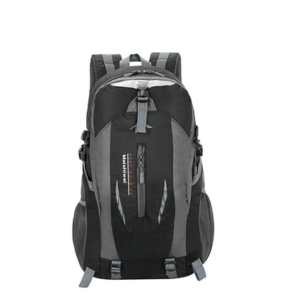 36L GemGear waterproof outdoor hiking backpack black and gray with adjustable straps on Tampa Home & Garden Store