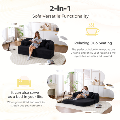 Foldable Sofa Bed For Small Apartments And Homes