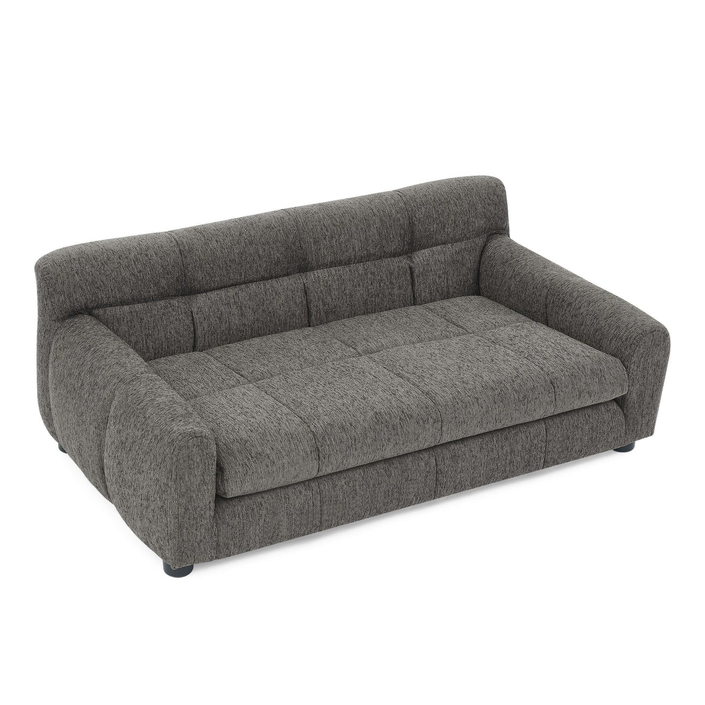 Modern pet sofa with backrest and armrests, gray fabric, HouseOfZazla on Tampa Home & Garden Store