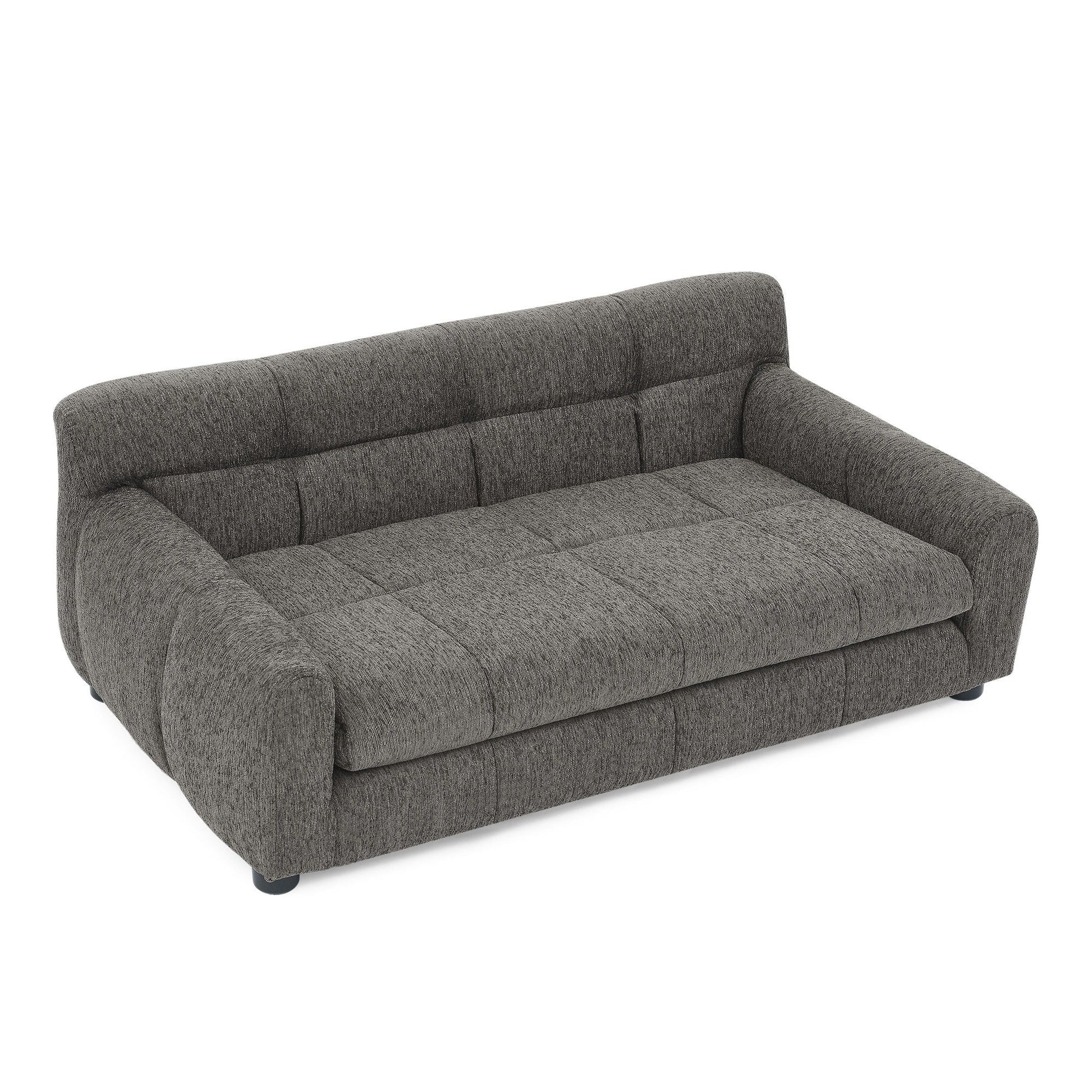 Modern pet sofa with backrest and armrests, gray fabric, HouseOfZazla on Tampa Home & Garden Store