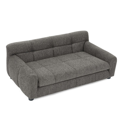 Modern pet sofa with backrest and armrests, gray fabric, HouseOfZazla on Tampa Home & Garden Store