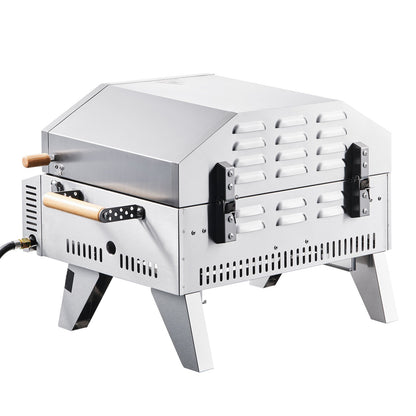 Portable Outdoor 13 Inch Gas Pizza Oven And Grill