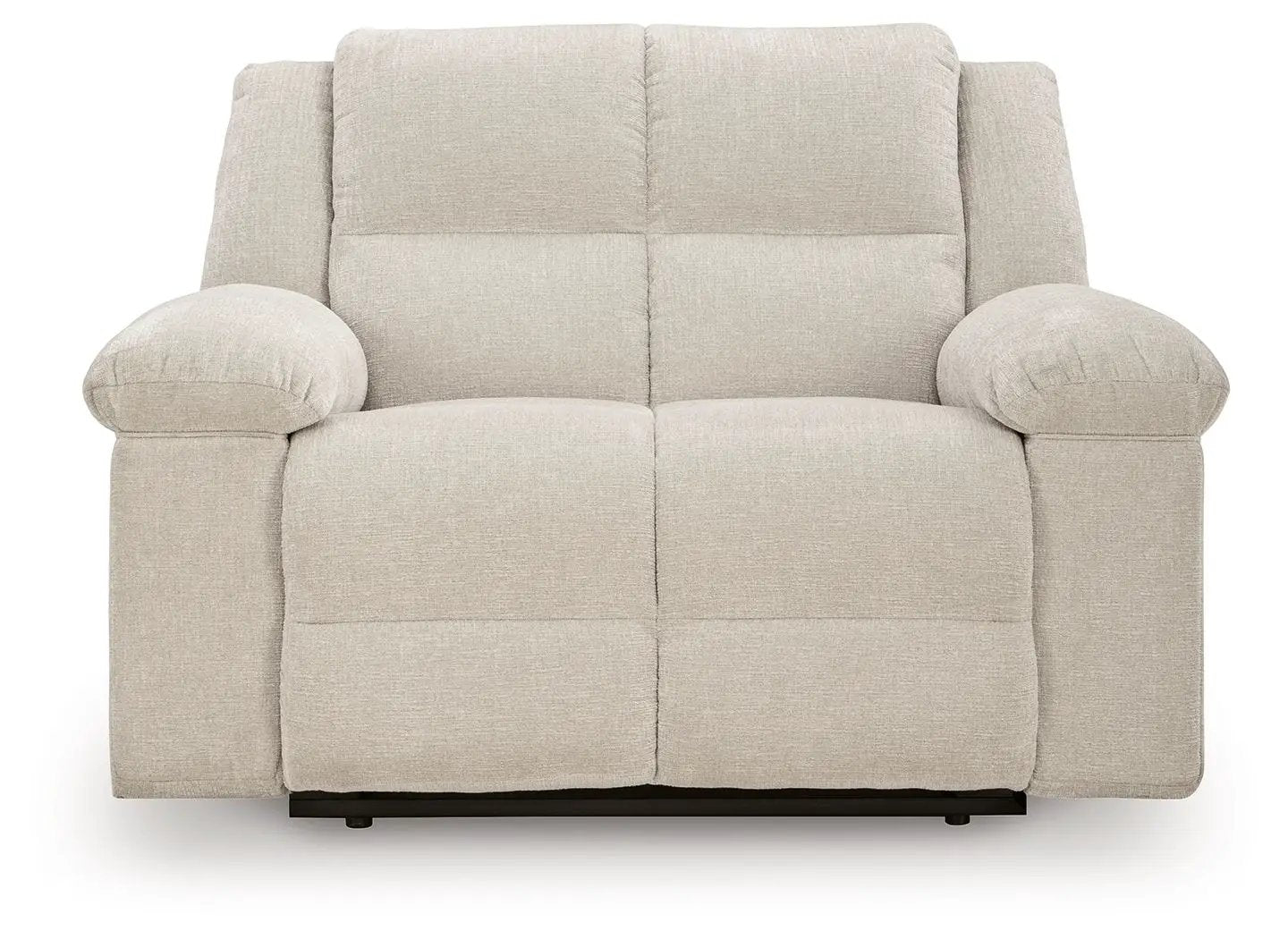 Orlen Zero Wall Wide Recliner beige fabric recliner chair with wide arms Unique Piece Furniture on Tampa Home & Garden Store