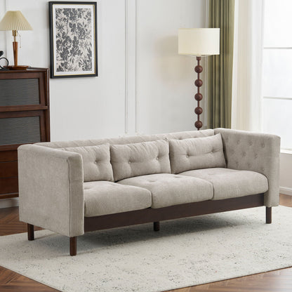 Luxurious Tufted Upholstered Living Room Sofa