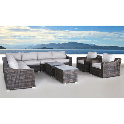 Outdoor Sofa Seating Group with Cushions