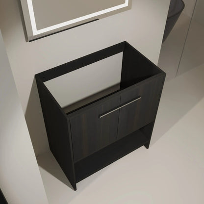 Sleek Freestanding Bathroom Vanity with Two Doors