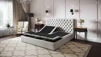 Adjustable Bed Base With Head and Foot Memory