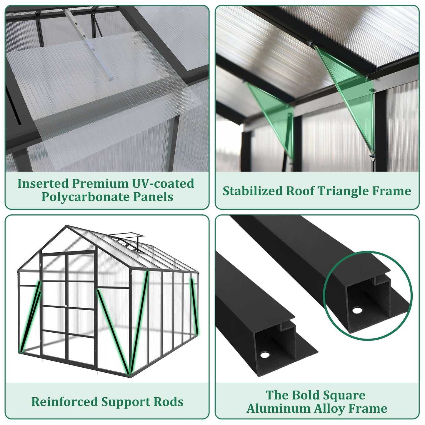 Windproof and All Season Garden Greenhouse