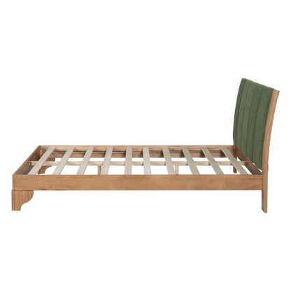 Premium Pine Wood Queen Bed Frame with Headboard