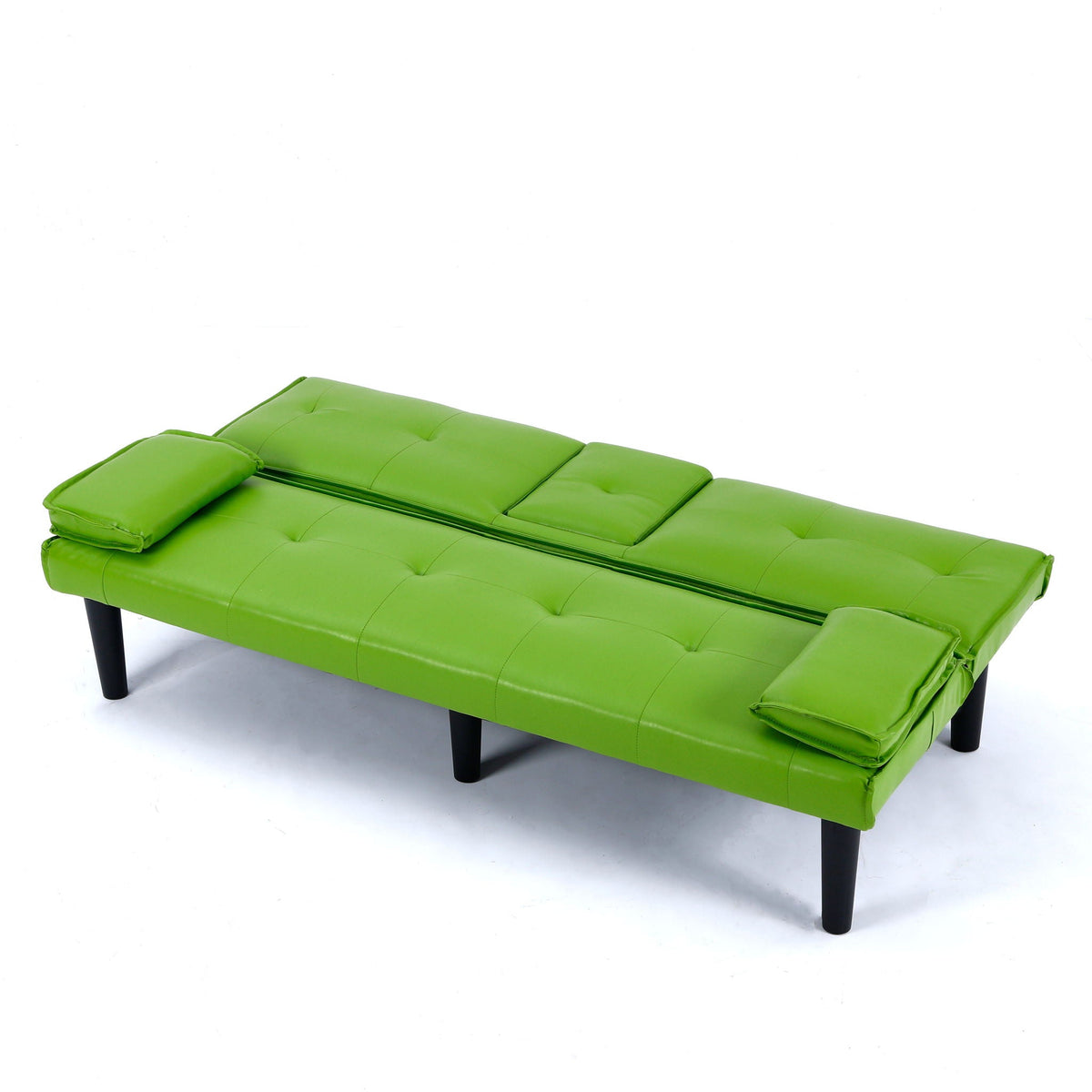 Compact Foldable Sofa Bed and Cup Holder