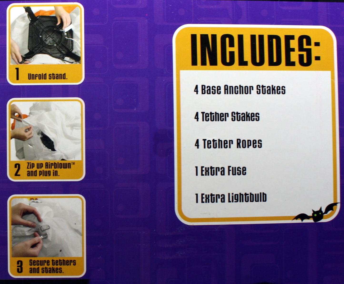 AirBlown Ghost / Pumpkin - 8 Feet Tall