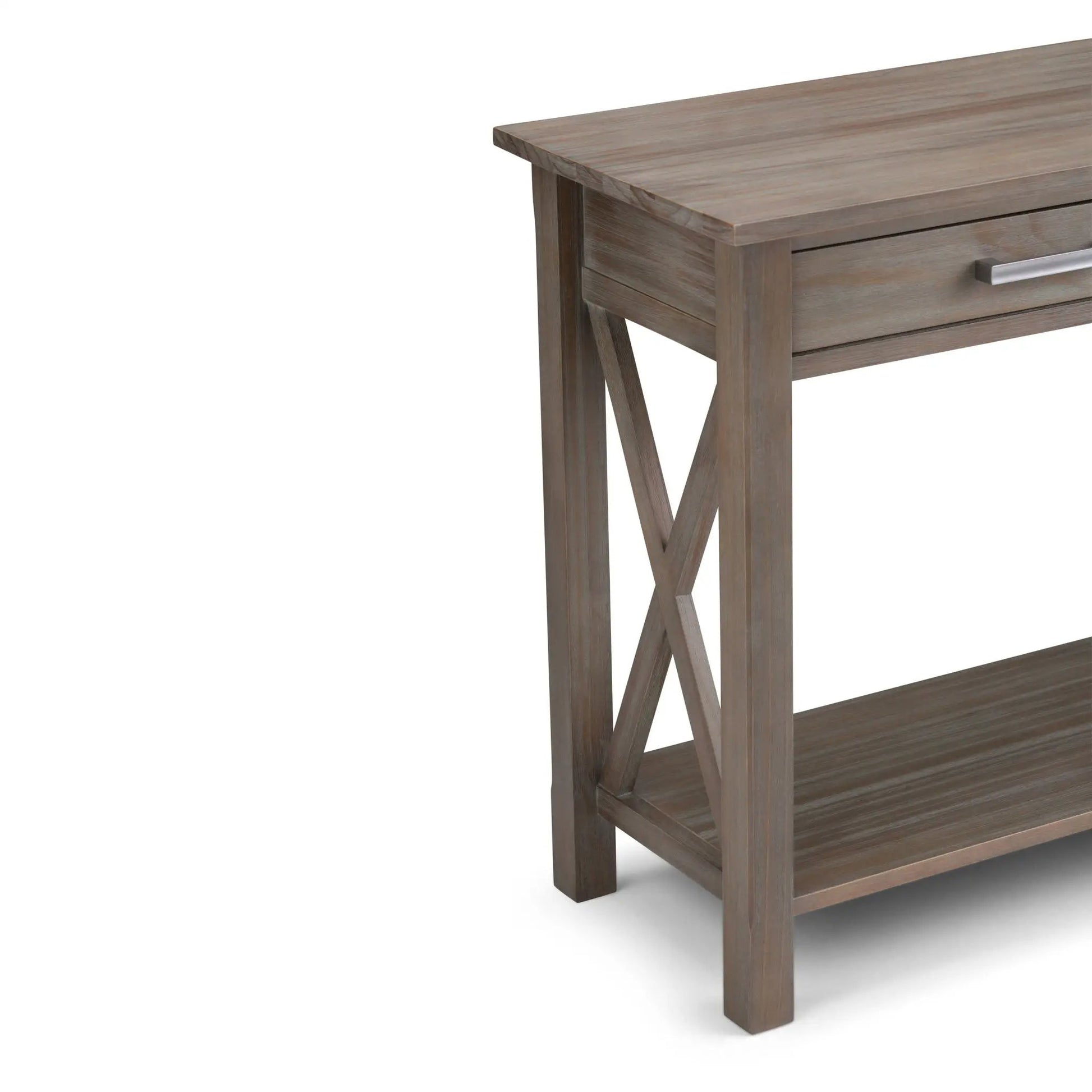 Kitchener Handcrafted Console Table in brown wood with legs by Unique Piece Furniture on Tampa Home & Garden Store
