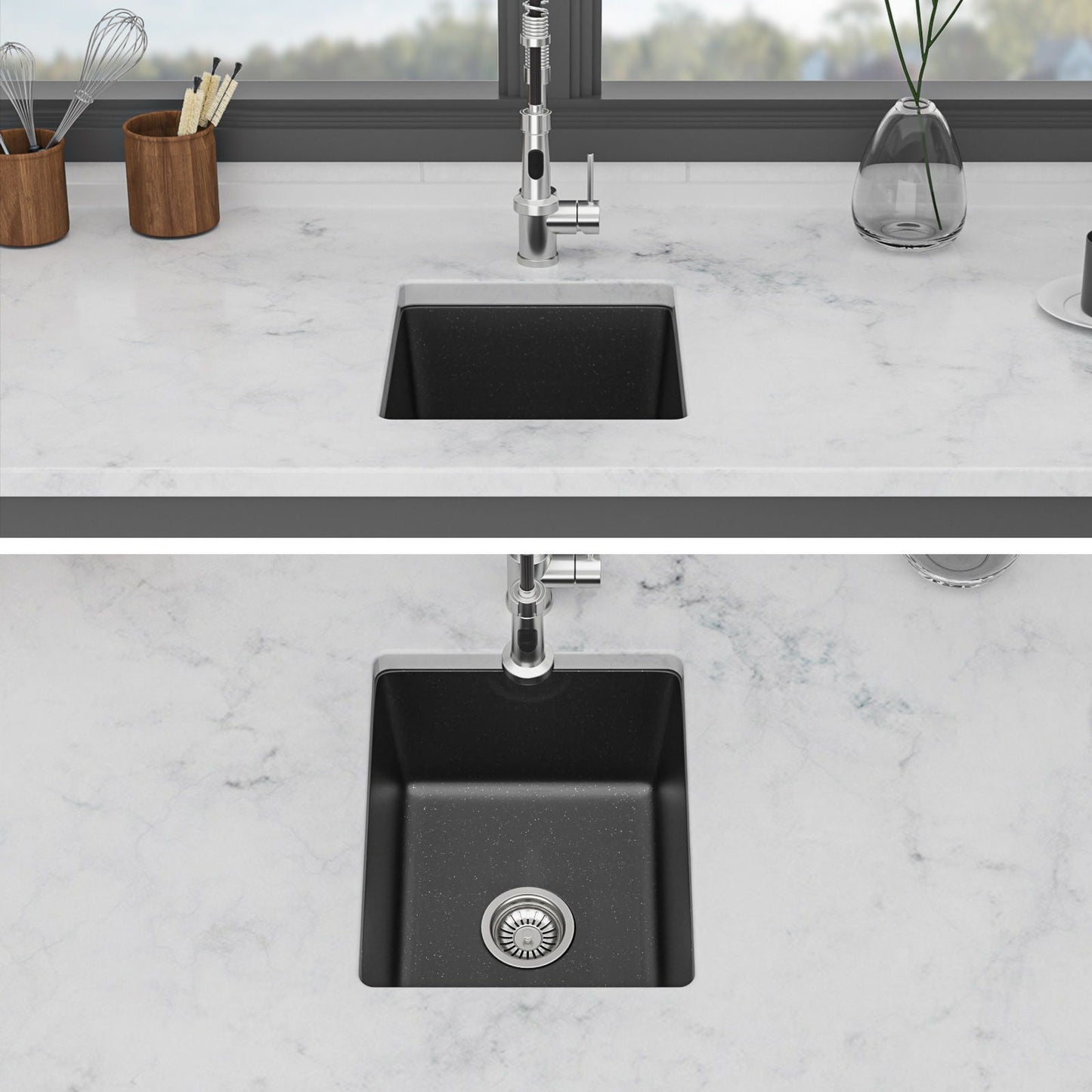 Quartz and Composite Undermount Kitchen Sink