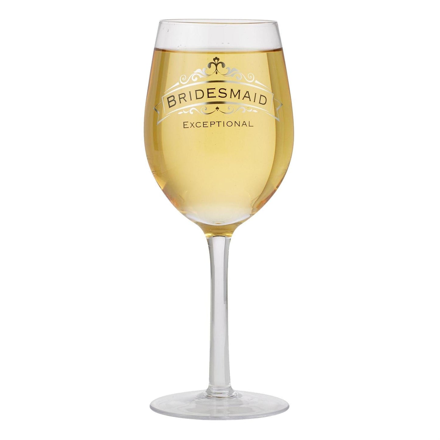 Verre à vin de demoiselle d'honneur