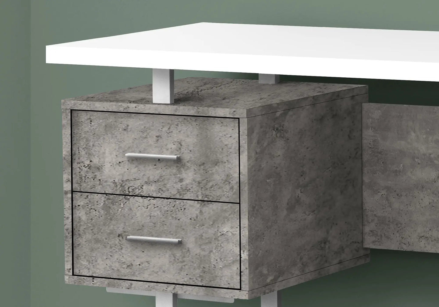 60 Inch Computer Desk For Home Office Drawers