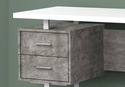 60 Inch Computer Desk For Home Office Drawers