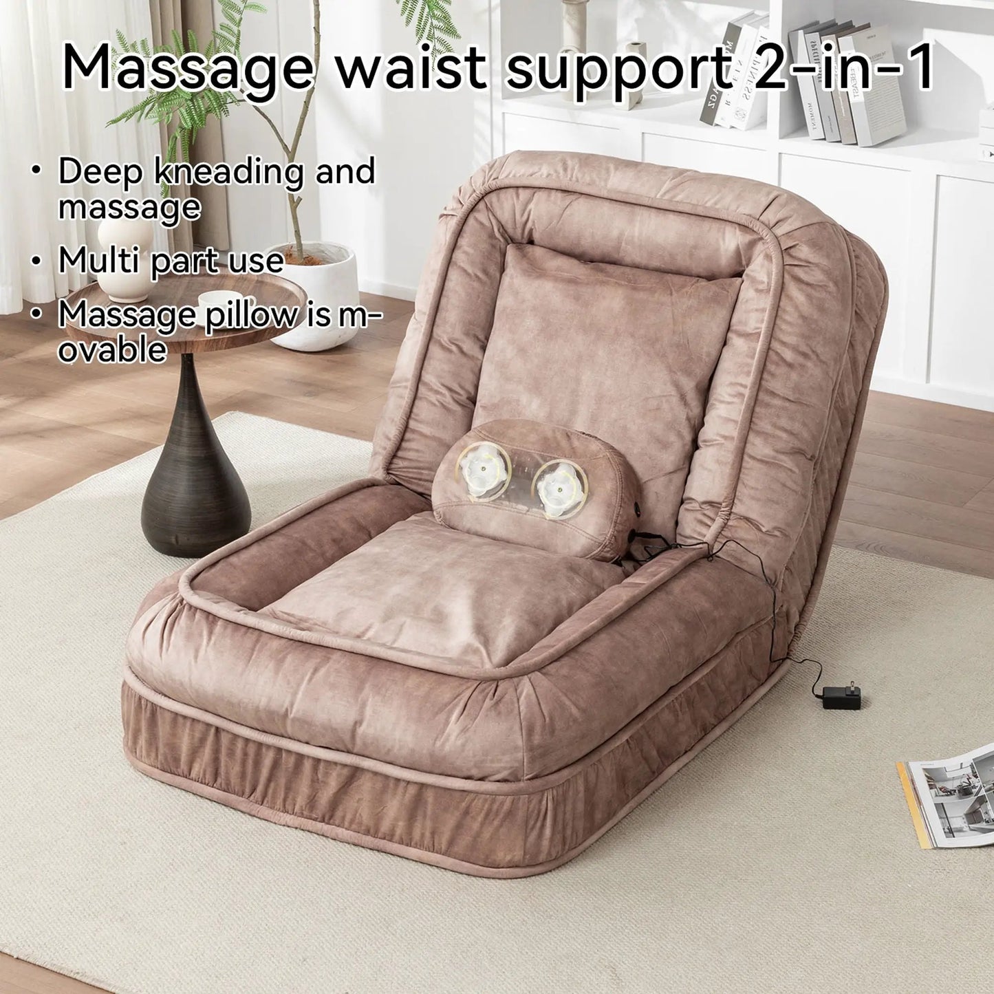 Upholstered Dog Bed and Pets Bean Bag Sofa Pillow