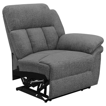 Divine Tufted Reclining Sofa with Memory Foam