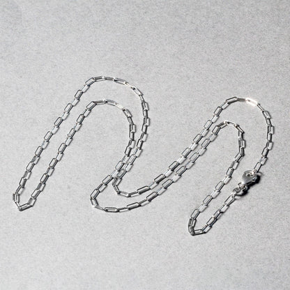 Three 18K White Gold Fine Paperclip Chain Necklaces, 1.50 mm links, silver tone by Bids.com on Tampa Home & Garden Store