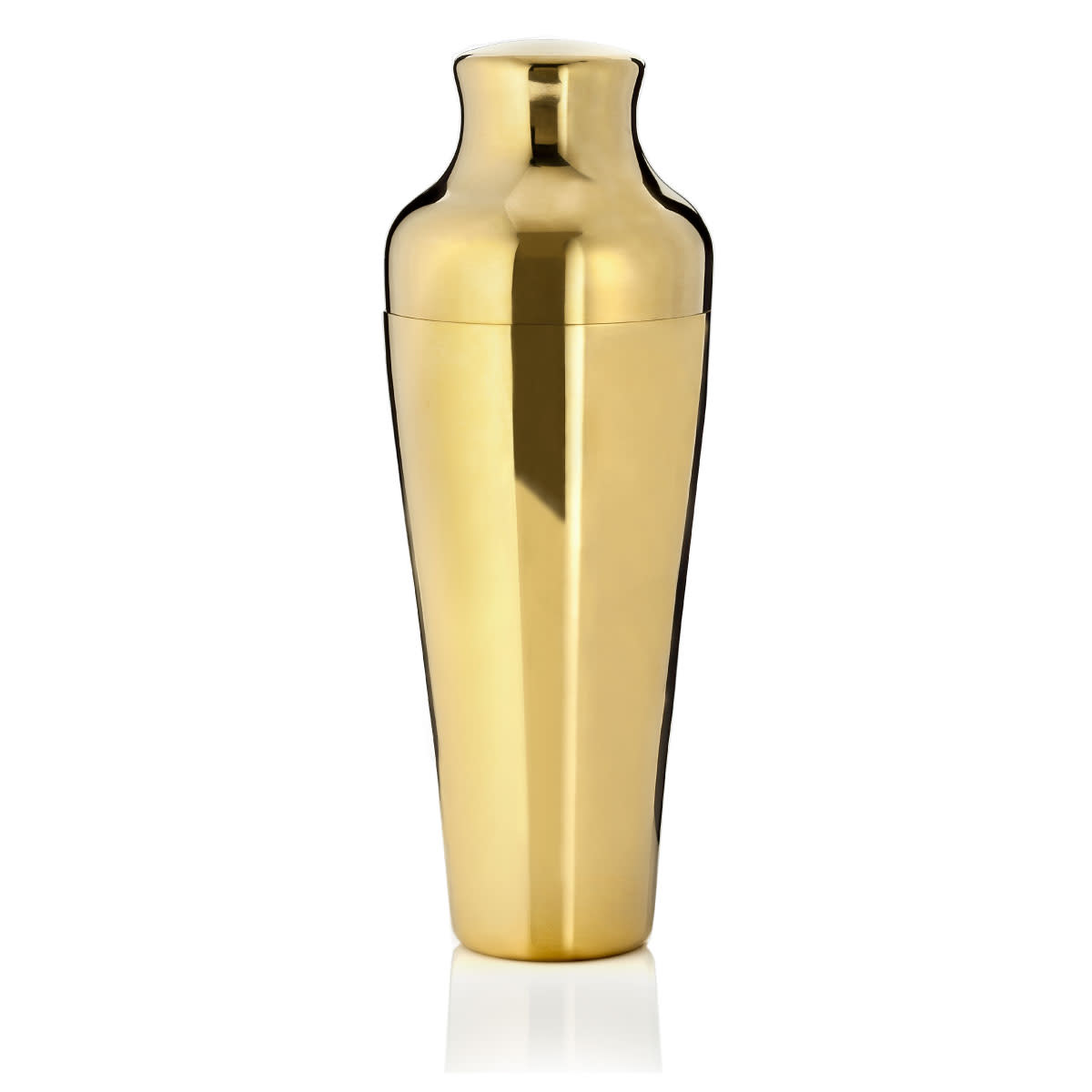 Gold Parisian Cocktail Shaker and Steel Cup