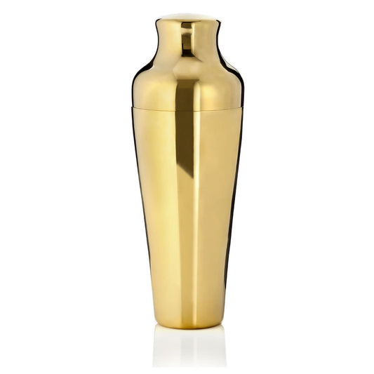 Gold Parisian Cocktail Shaker and Steel Cup