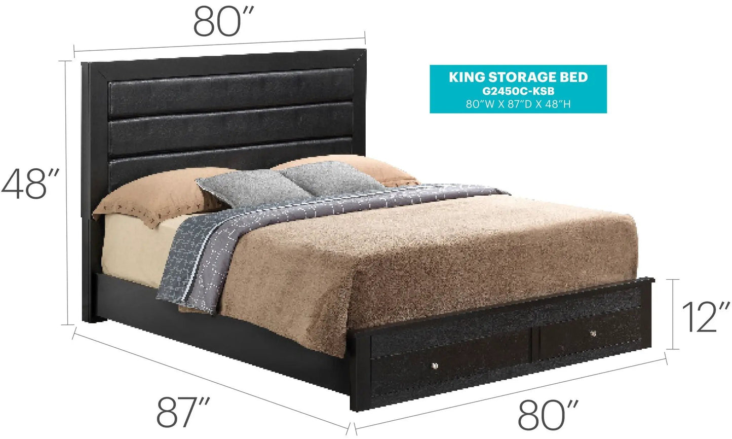 Elegant Storage Bed for Cozy Bedroom Spaces