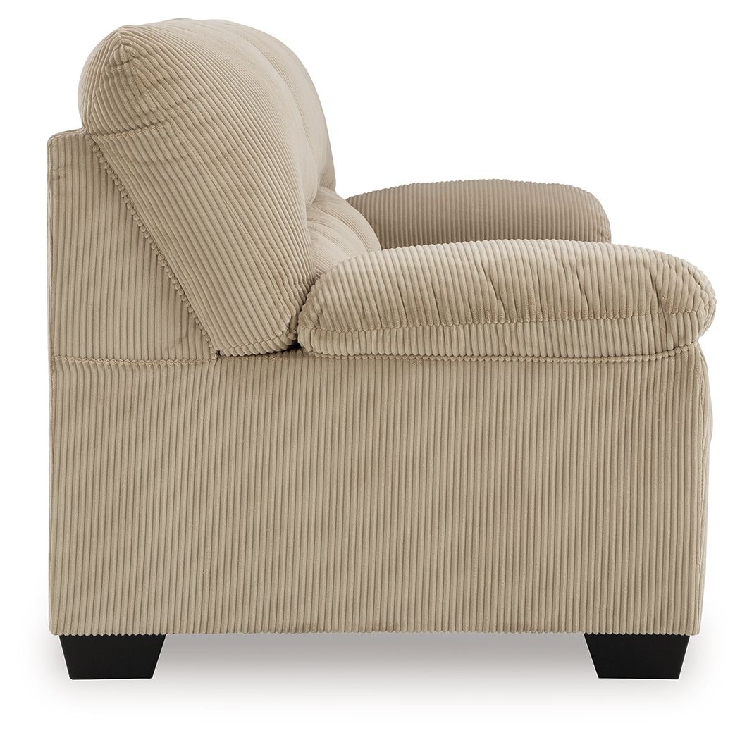 SimpleJoy Corduroy Living Room Sofa and Loveseat