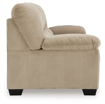 SimpleJoy Corduroy Living Room Sofa and Loveseat