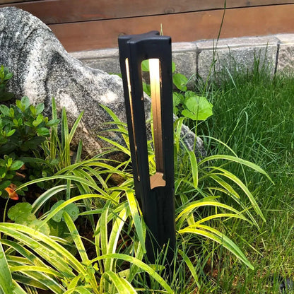 Éclairage extérieur de chemin de borne rectangulaire à LED basse tension CDPA53