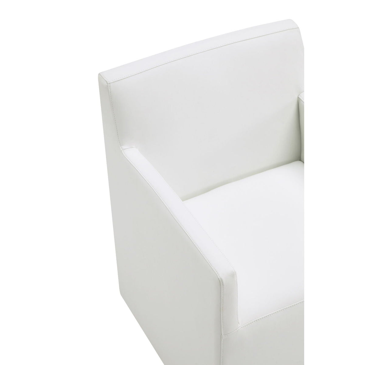 Anna Modern Square Armchair with Foam Cushion