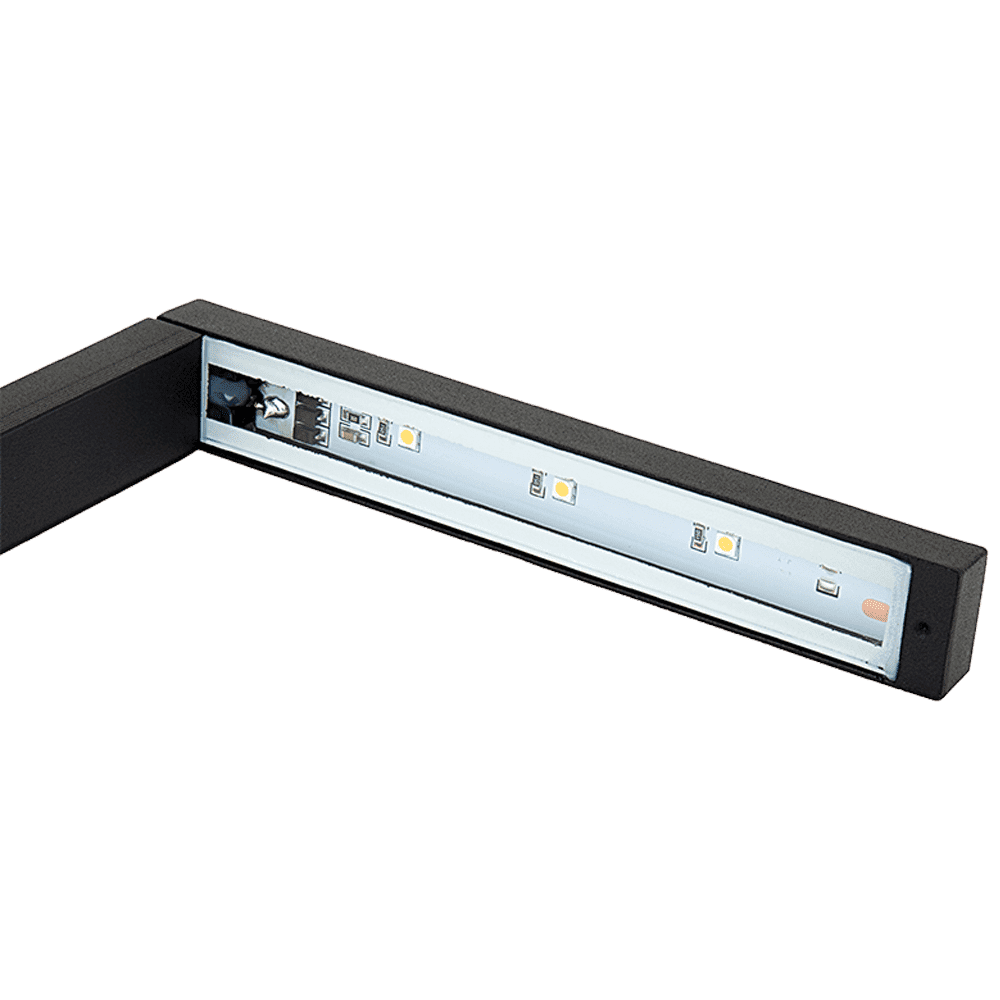 Baliza de camino rectangular con LED de aluminio de bajo voltaje CDPA57