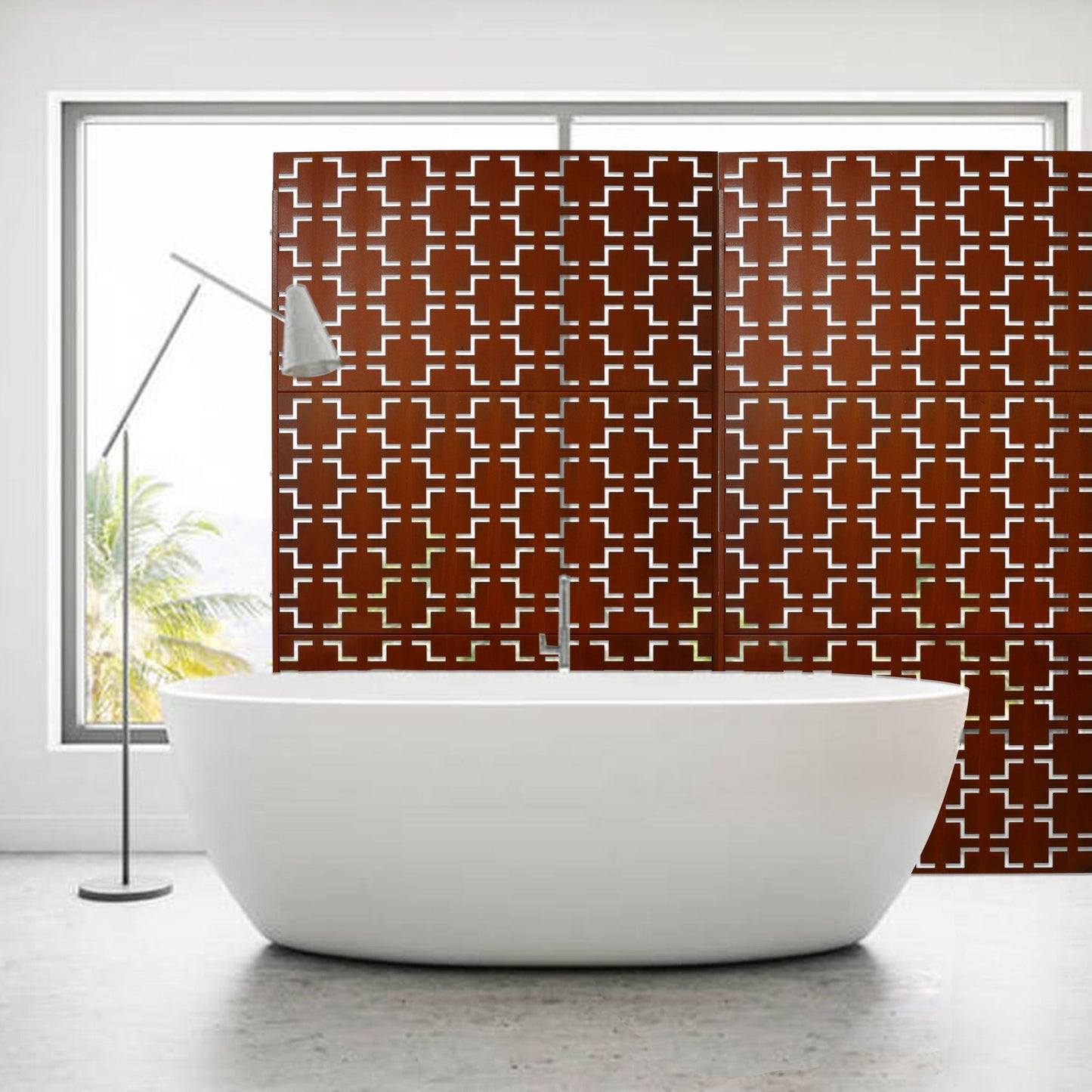 Sturdy Metal Outdoor and Indoor Privacy Screen