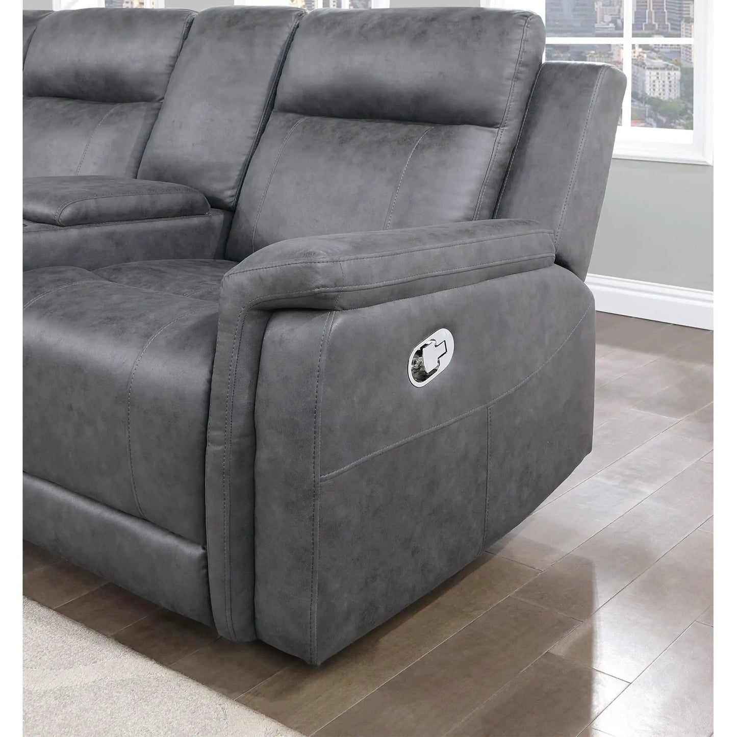 Eco Sectional Sofa in Greige for Modern Living