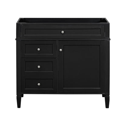 Solid Wood Bathroom Vanity and Two Drawers