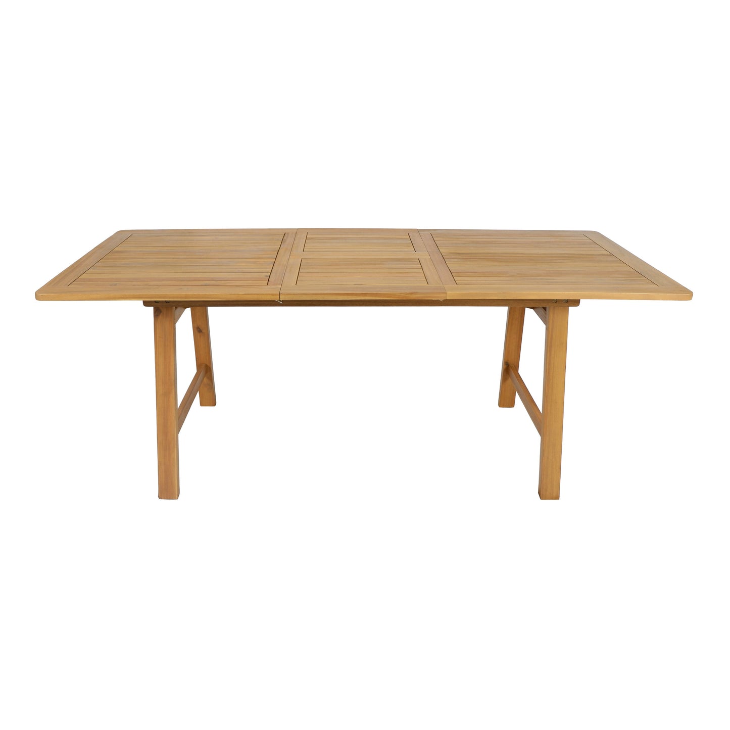 Versatile and Extendable Acacia Wood Table
