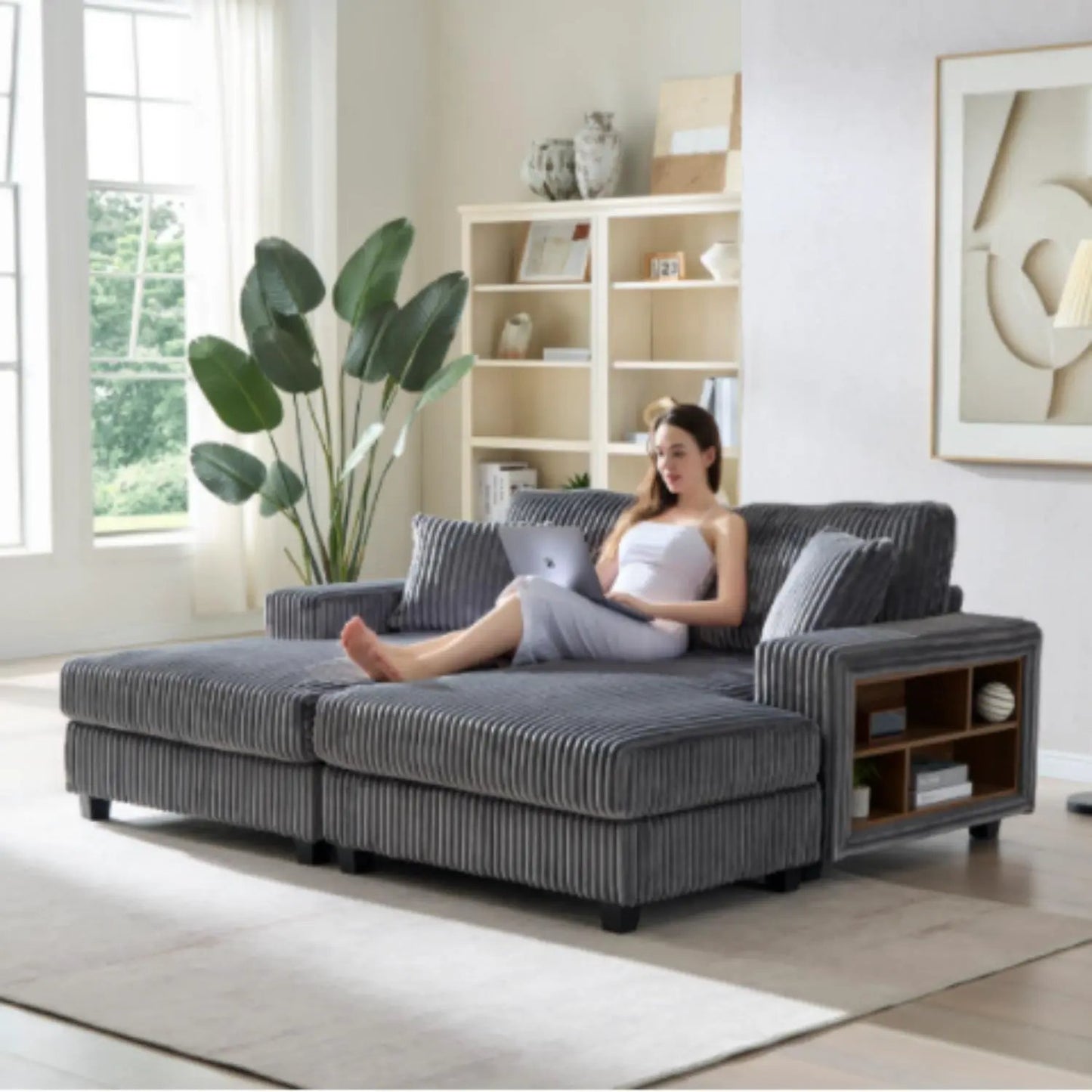 Convertible Sectional Sofa Sleeper for Lounge