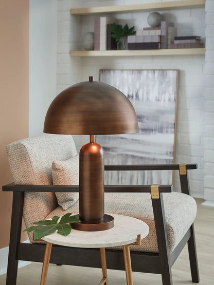 Wendfield Metal Lamp with Dome Shade Contemporary