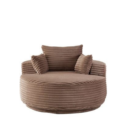 Modern Single Sofa and Swivel Sleeper Chair