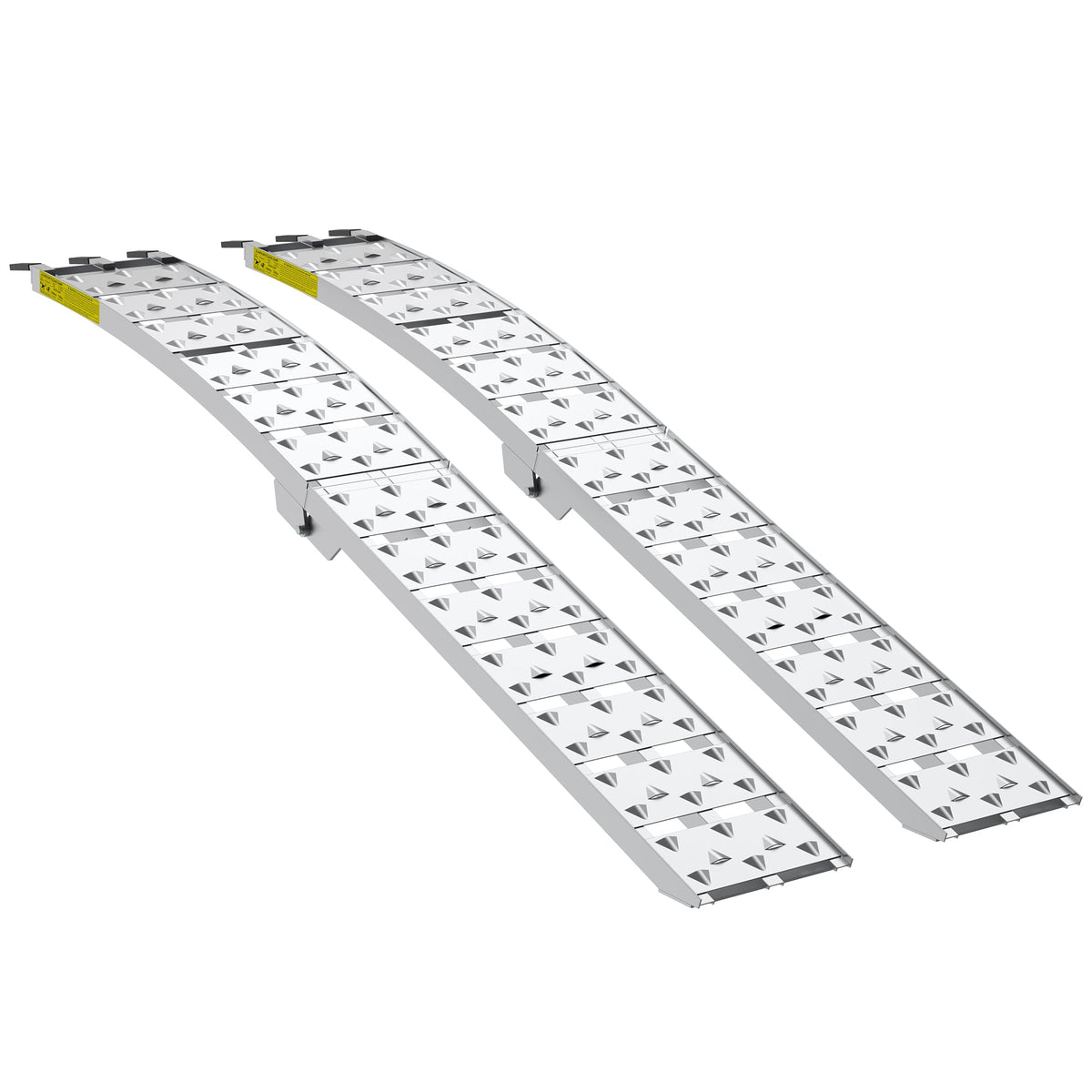 7.5ft heavy-duty aluminum loading ramp set for pickup truck beds, two diamond-plate ramps on Tampa Home & Garden Store